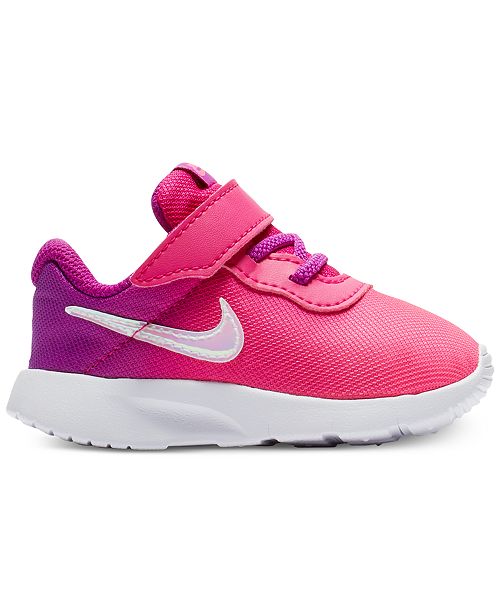 Nike Toddler Girls' Tanjun Print Casual Sneakers from Finish Line ...