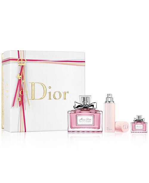 Dior 3 Pc Miss Dior Absolutely Blooming Eau De Parfum Gift Set Reviews All Perfume Beauty Macy S