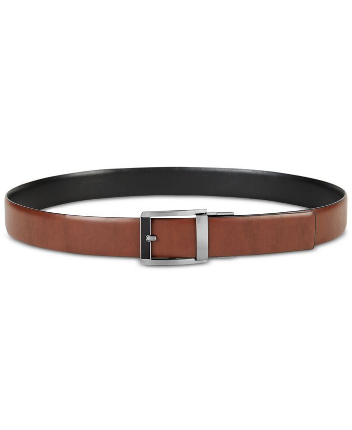 Alfani Men's Reversible Custom-Fit Belt, Created for Macy's - Macy's
