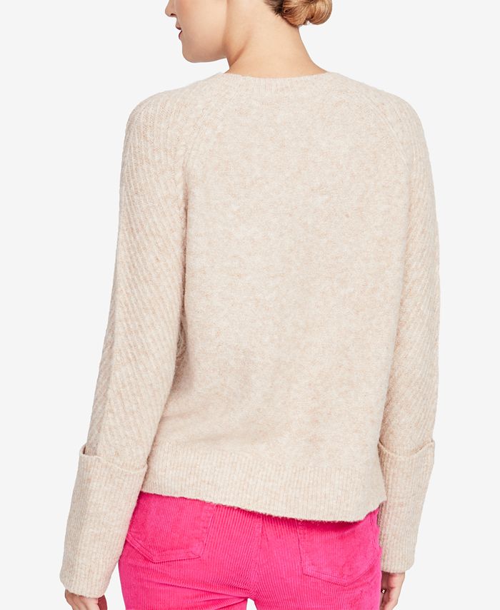 RACHEL Rachel Roy Wide-Cuff Sweater, Created for Macy's - Macy's