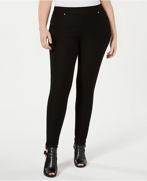 Michael Kors Plus Size Pull-On Skinny Pants & Reviews - Women - Macy's