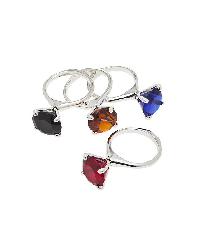 Godinger Diamond Napkin Rings Set of 4 Macy s