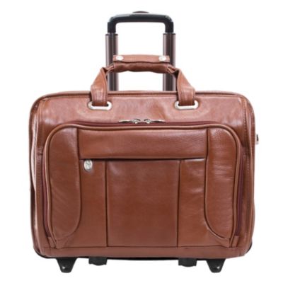West Town 15" Fly-Through Checkpoint-Friendly Patented Detachable -Wheeled Laptop Briefcase