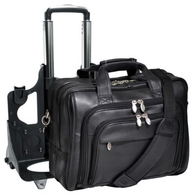Gold Coast, 17" Patented Detachable -Wheeled Laptop Briefcase