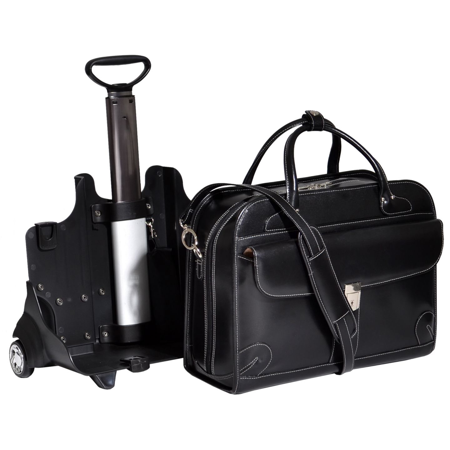 Портфели McKlein Lakewood, 15" Fly-Through Checkpoint-Friendly Ladies Laptop, цвет: Чёрный — фото 21