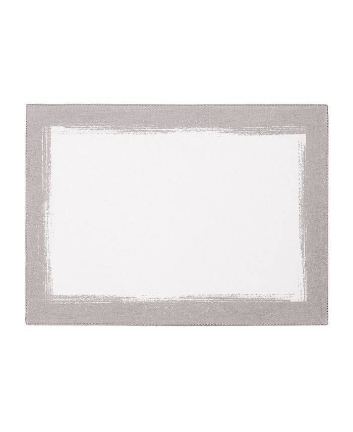 Villeroy & Boch Metallic Brushstroke Placemat 4 Pc Set Macy's