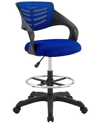 Modway - Thrive Mesh Drafting Chair in Red