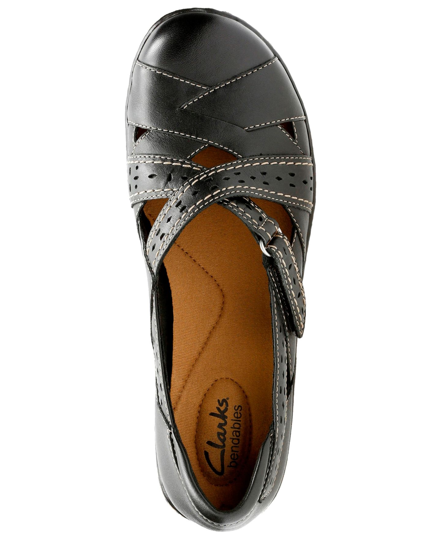 Женские балетки Clarks Collection Ashland Spin Flats, цвет: Чёрный — фото 4
