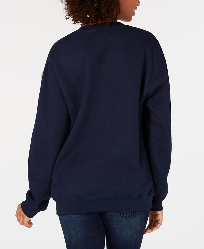 Modern Lux Juniors' Striped Graphic Sweatshirt - Macy's