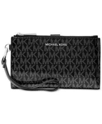 michael kors signature adele double zip crossbody