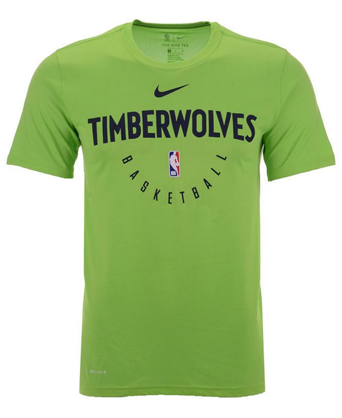 Nike Men's Minnesota Timberwolves Practice Long-Sleeve T-Shirt - Macy's