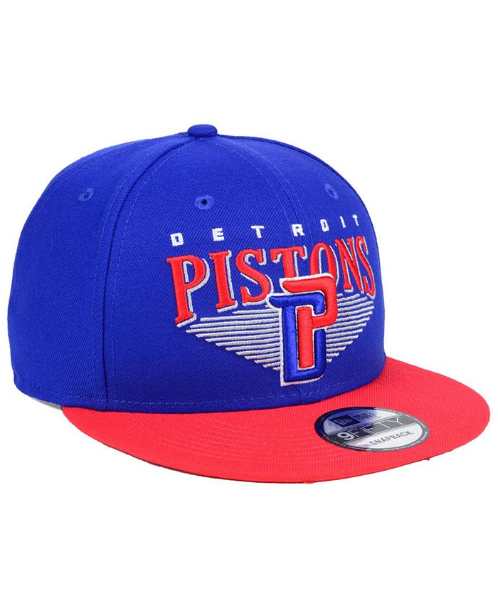 New Era Detroit Pistons Retro Triangle 9FIFTY Snapback Cap - Macy's