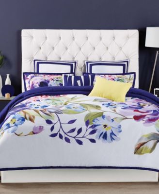 Christian Siriano Garden Bloom 3 Pc. Duvet Cover Set Collection Bedding