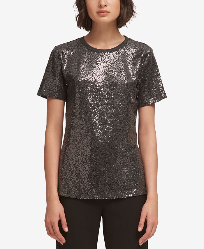 6969 Fawn Sequin Detailed T-Shirt main image 1
