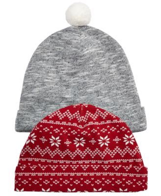 First Impressions - Baby Boys 2-Pack Beanie Hats