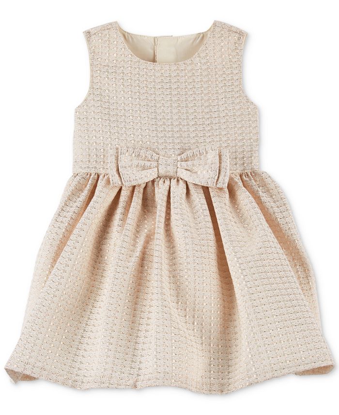 Carter's Baby Girls Jacquard Bow Dress - Macy's