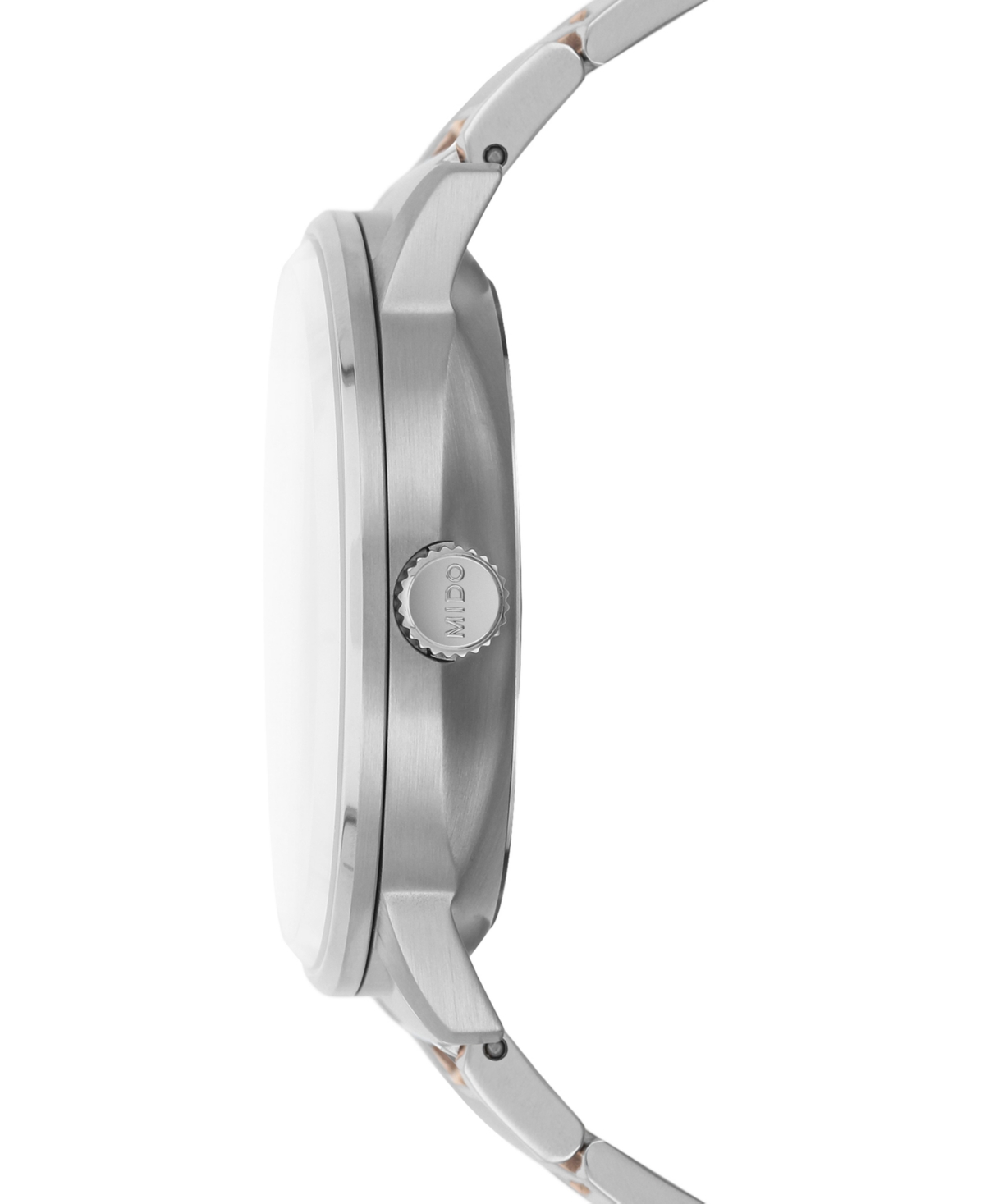 Shop Mido Men's Swiss Automatic Commander Ii Cosc Stainless Steel Bracelet Watch 40mm