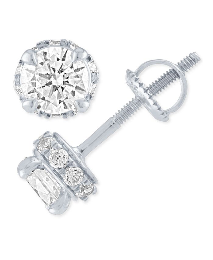 Macys diamond studs clearance