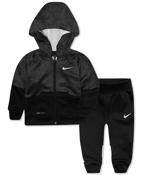 Nike Baby Boys 2Pc. Colorblocked ThermaFIT Jacket & Pants Set