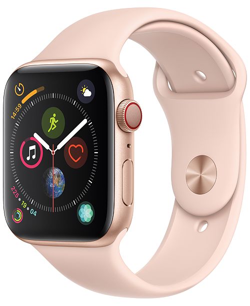 Apple Watch Series 4 Apple Watch Series 4 GPS + Cellular, 44mm Gold Aluminum Case with Pink Sand