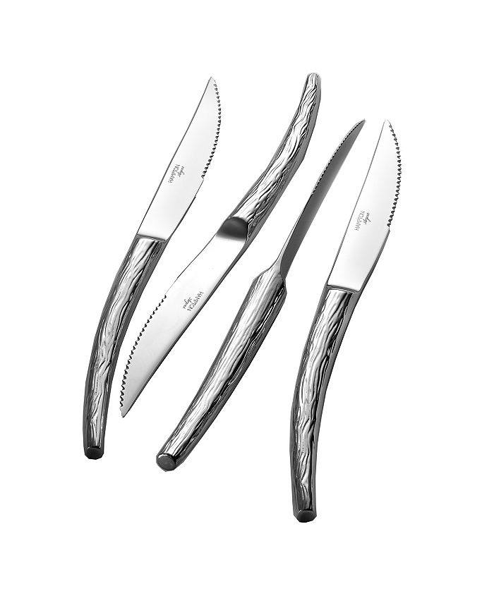 Hampton Argent Orfèvres Willow 4 Piece Steak Knife Set