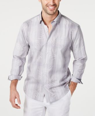 Tommy Bahama Men's Primo Palms Regular-Fit Tropical Plaid Shirt - Macy's