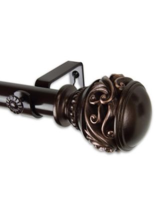 Rod Desyne - Isabella Curtain Rod 1" OD 120-170 inch - Bronze