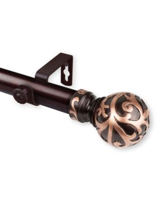 Rod Desyne - Cypress Curtain Rod 1" OD 66-120 inch - Bronze