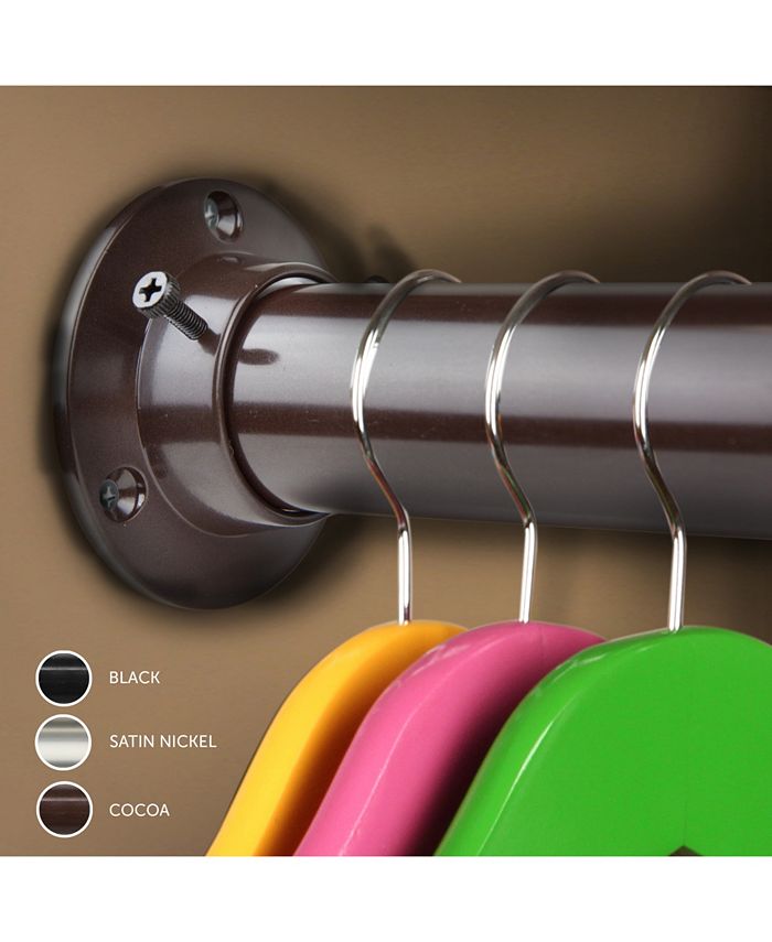 Rod Desyne 1.5" Adjustable 2848" Room Divider Rod and Socket Set Macy's