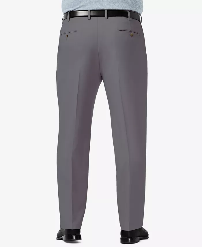 Men's Big & Tall Premium Comfort Stretch Classic-Fit Solid Flat Front Dress Pants - thumbnail 8