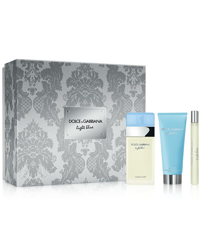 Dolce & Gabbana DOLCE&GABBANA 3-Pc. Light Blue Gift Set & Reviews ...
