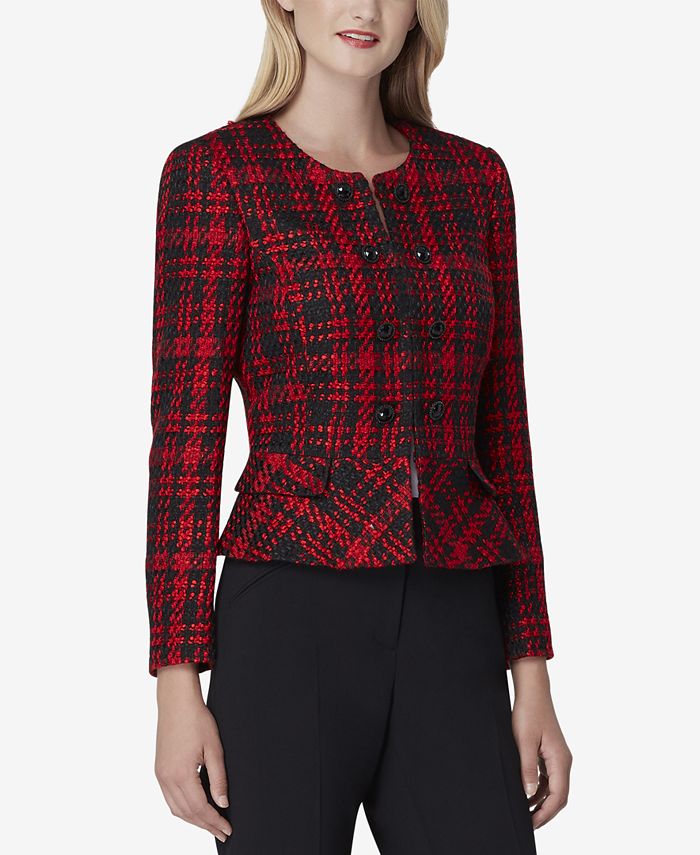 Tahari on sale peplum jacket