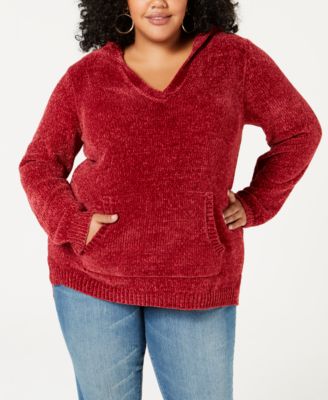 Planet Gold Trendy Plus Size Hooded 