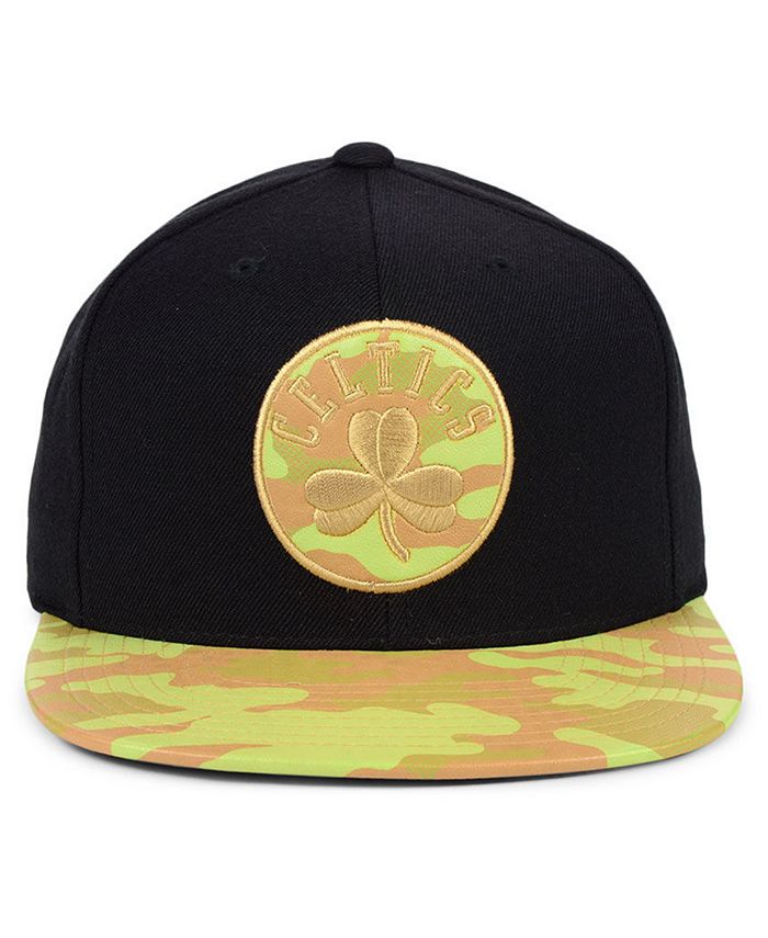 Casquette Ajustée Boston Celtics – Camouflage Vert – Taille L – Neuve Avec étiquette