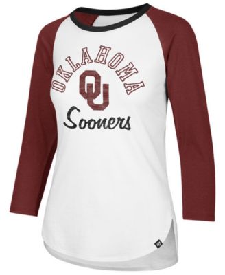 Oklahoma Sooners Script Splitter Raglan 