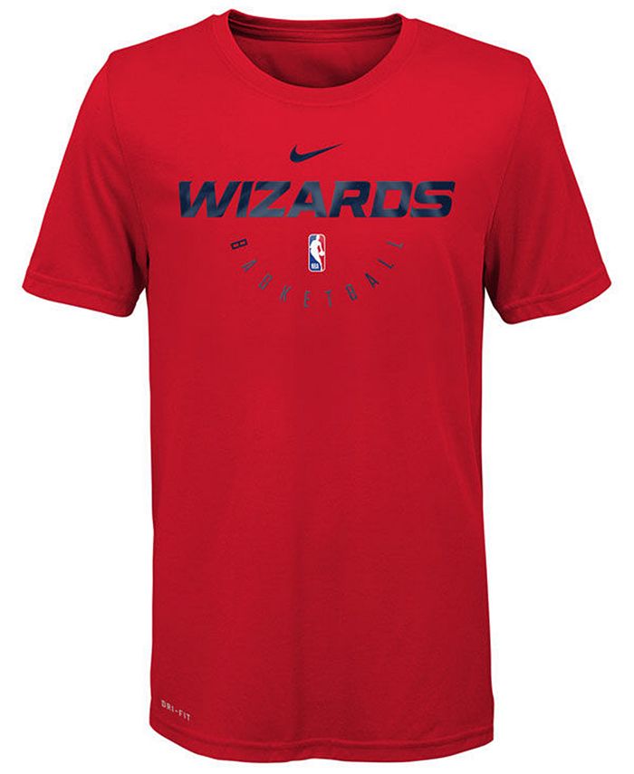 Nike Youth Washington Wizards Practice Logo Legend Performance T-Shirt ...