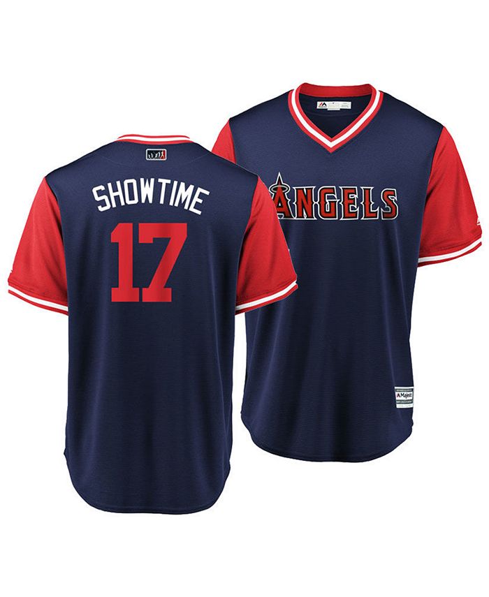 Men's Los Angeles Angels Majestic Navy/Red 2018 Players' Weekend Authentic  Team Jersey