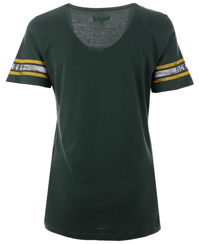 5th & Ocean Women's Green Bay Packers Button Down T-Shirt & Reviews ...
