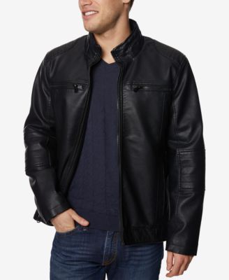 gothic leather jacket mens