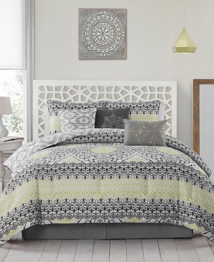 Geneva Home Fashion Celia 7 Pc King Comforter Set Macy's