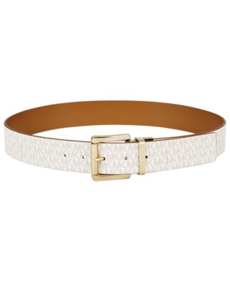 Michael Kors Plus-Size Reversible Signature Leather Belt & Reviews - Belts  - Handbags & Accessories - Macy's