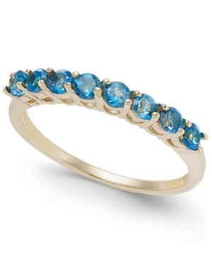 image of London Blue Topaz Ring (3/4 ct. t.w.) in 14k Gold