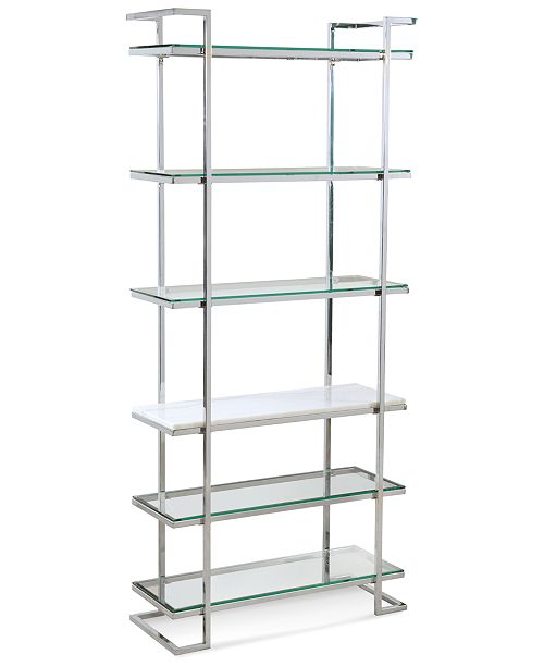 Furniture Nico Glass Etagere Reviews Furniture Macy S