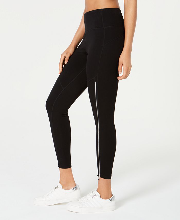 Calvin Klein High-Rise Zipper Leggings & Reviews - Pants & Capris - Women -  Macy's