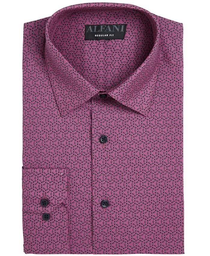 Alfani Men's Classic/Regular Fit Dress Shirt, Created for Macy's - Macy's