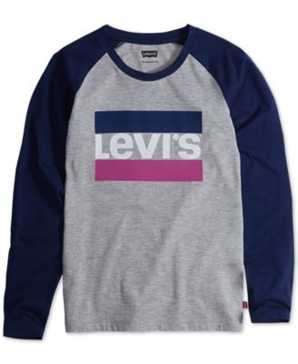 Levi's - Little Girls Long-Sleeve Cotton T-Shirt
