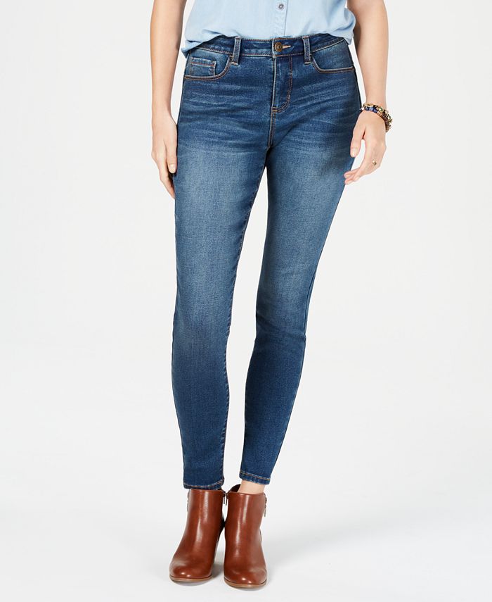 Style & Co Power Sculpt Curvy-Fit Skinny Jeans, Created for Macy's - Macy's
