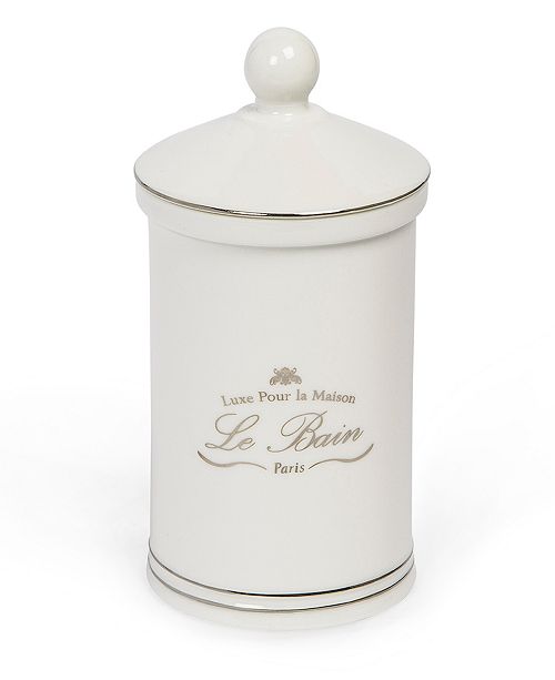 Kassatex Le Bain Fine Porcelain Cotton Jar Reviews Bathroom