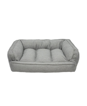 Arlee Home Fashions Arlee Memory Foam Sofa And Couch Style Pet Bed, Small In Drizzle Light Gray
