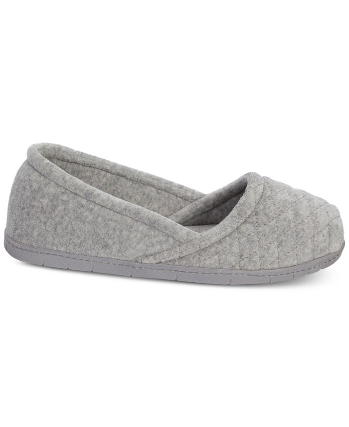 Dearfoams Women's Katie Velour Closed Back Slipper Macy's
